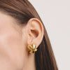 THOMAS SABO Classic Ohrstecker in gekreuzter Form, 18k vergoldet – H2357-M01-39