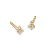 Thomas Sabo Classic TS Ohrstecker 18K Vergoldet mit Weissen Zirkonia – H2368-M01-14