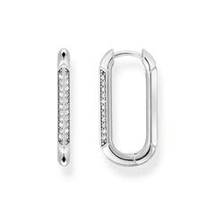 Thomas Sabo Creolen Ankerelement mit Weissen Steinen Silber - CR674-643-14