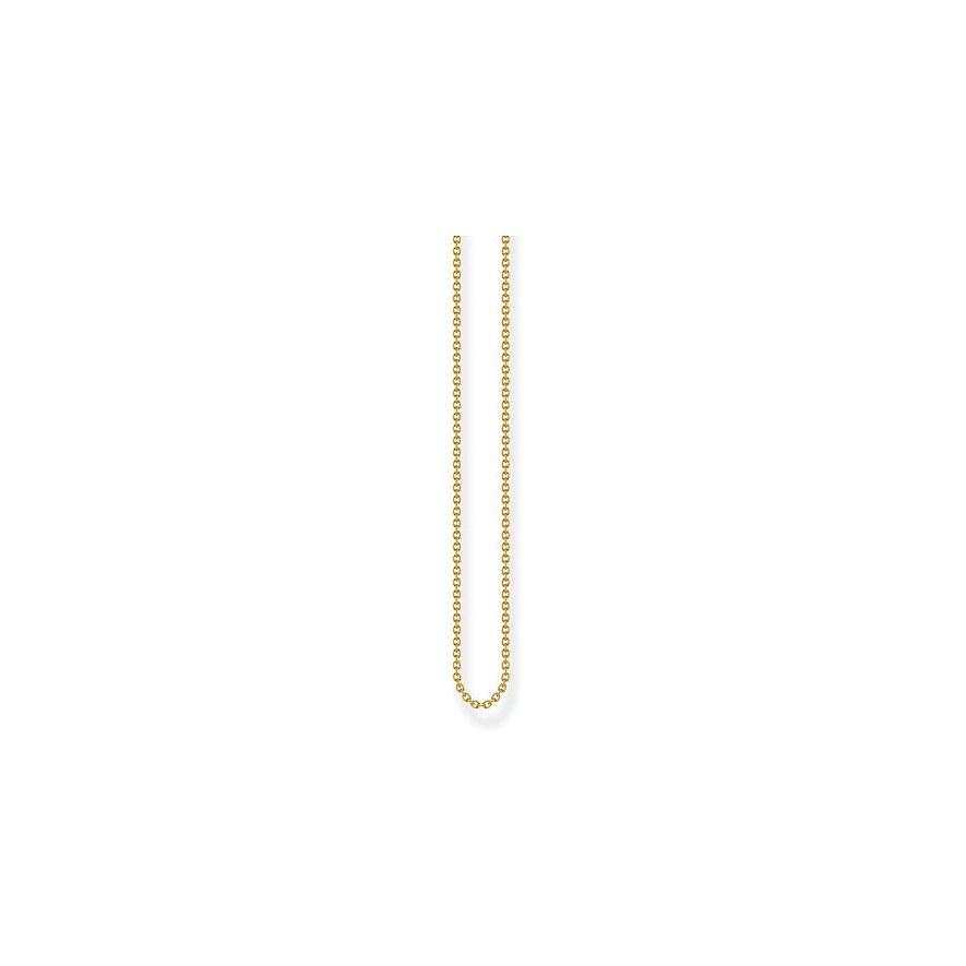 Thomas Sabo Feine Ankerkette 925 Sterling Silber 18K Vergoldet – KE1105-413-39-L50V