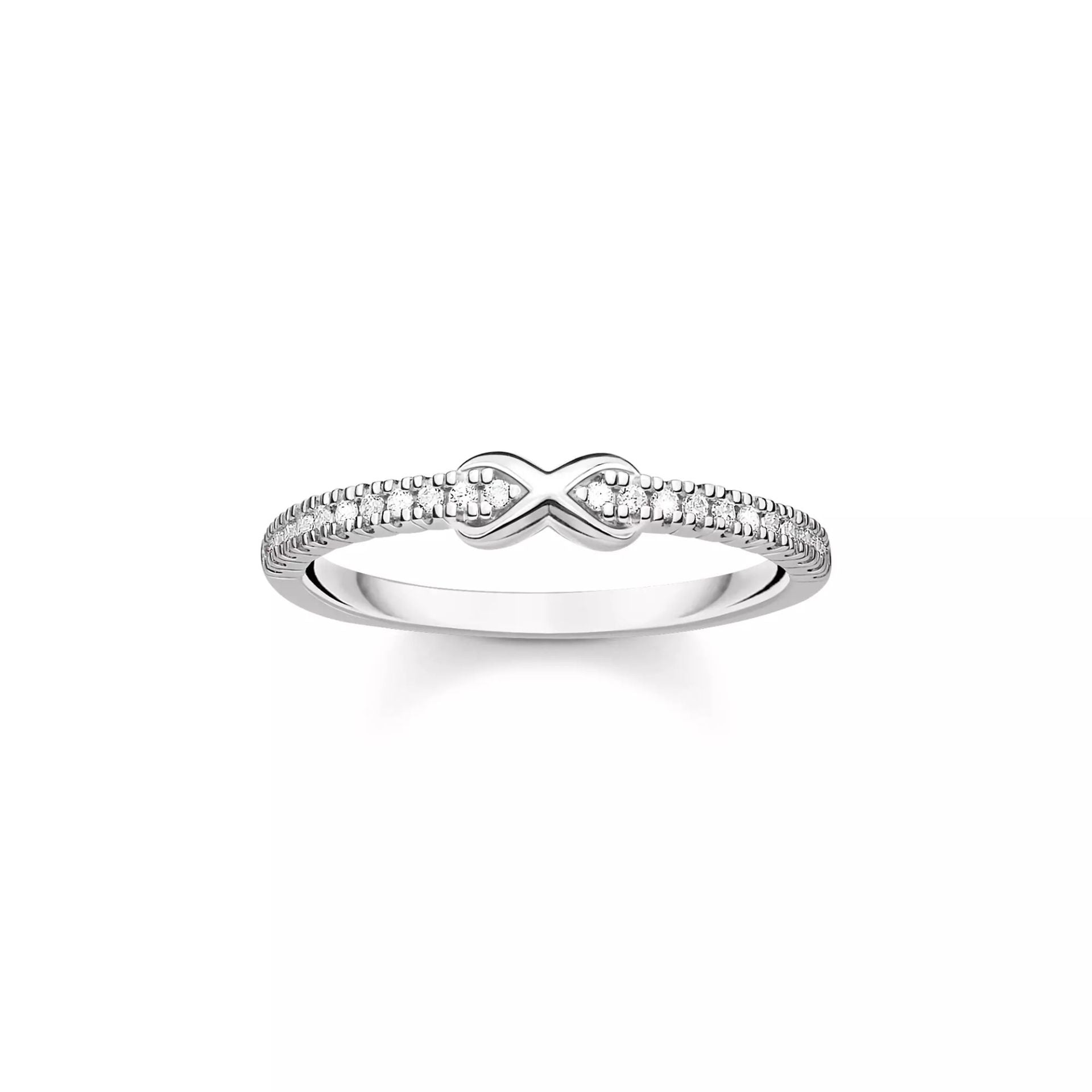 Thomas Sabo Infinity Ring Silber 925 mit weissen Zirkonia – TR2322-051-14
