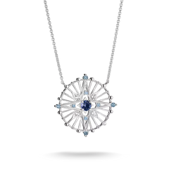 THOMAS SABO Kette Talisman Stern mit weissem Zirkonia Silber oder Goldfarben