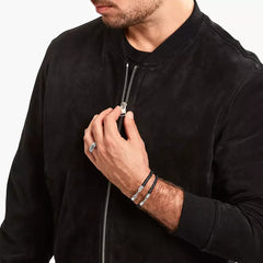 Thomas Sabo Lederarmband Schwarz 19 cm - A2147-682-11-L19