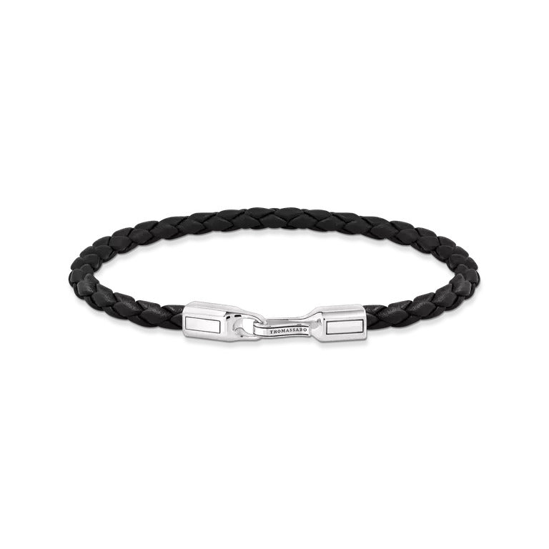 Thomas Sabo Lederarmband Schwarz 19 cm - A2147-682-11-L19