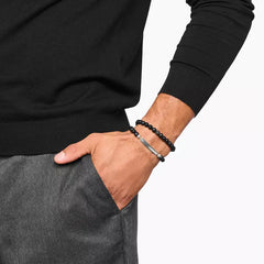 Thomas Sabo Obsidian Bead-Armband Schwarz 19 cm - A2194-705-11-L19