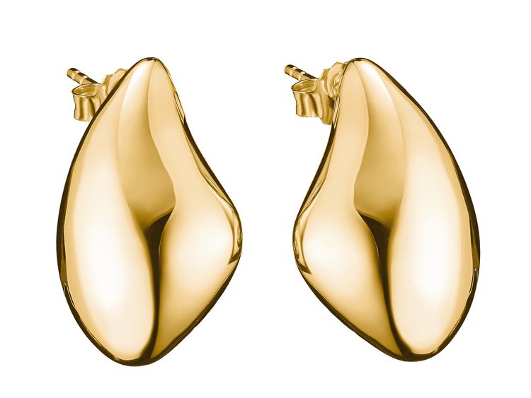 Thomas Sabo Ohrringe Chunky in Tropfenform 18K Vergoldet