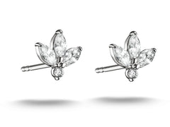 Thomas Sabo Ohrstecker Blüte Silber 925 mit weissen Zirkonia