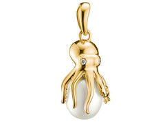 Thomas Sabo Oktopus Anhänger mit Perle 18K Vergoldet – PE1010-M01-14