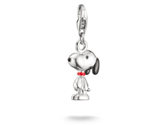 Thomas Sabo Peanuts Charm-Anhänger Snoopy Silber 925 mit Emaille