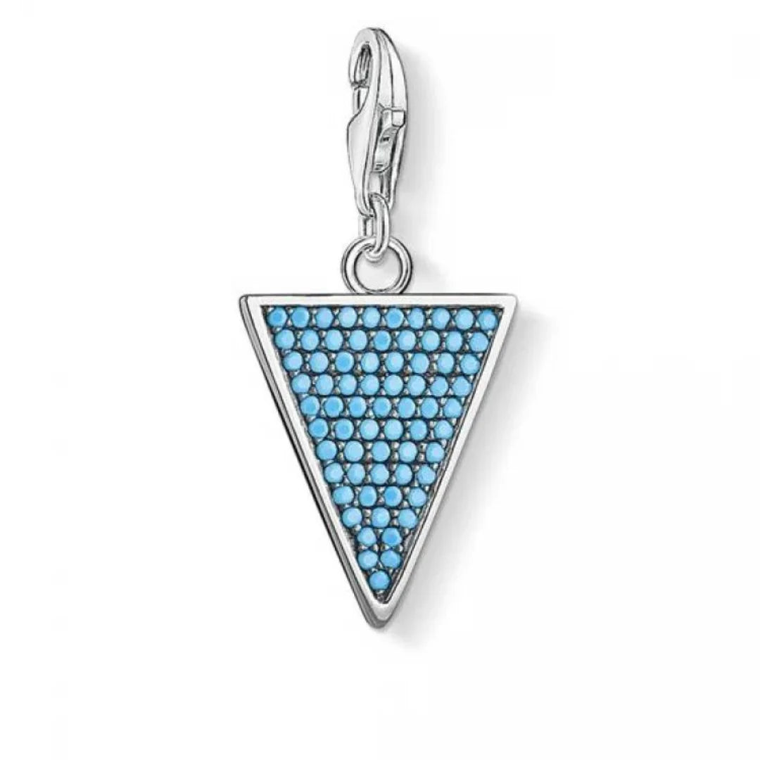 Thomas Sabo Pendentif Damen Charm Triangle Turquoise - 1579-667-17