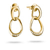 Thomas Sabo Together Ohrringe vergoldet mit weissen Zirkonia – H2350-M01-14