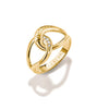 Thomas Sabo Together Ring 18K vergoldet mit weissen Zirkonia – TR2547-M01-14
