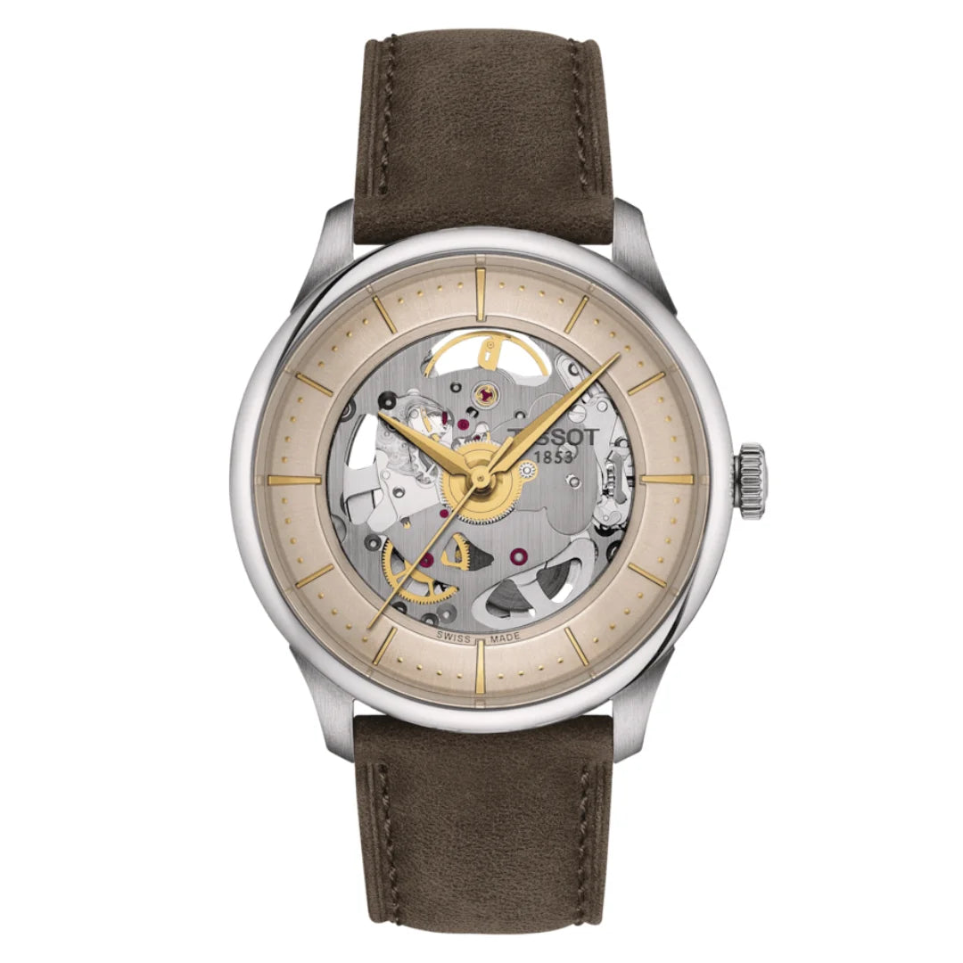 Tissot Chemin Des Tourelles Skeleton Herrenuhr - T139.836.16.261.00