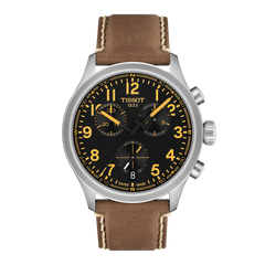 Tissot Chrono L 42mm Schwarz / Braun Herrenuhr - T116.417.16.052.01
