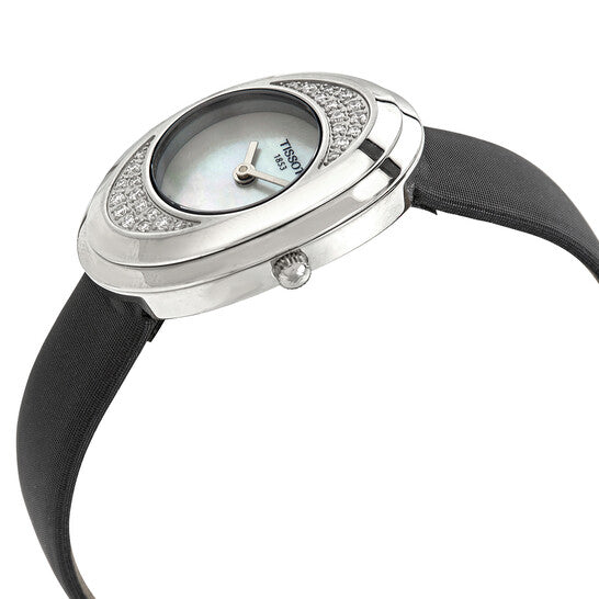Tissot Damenarmbanduhr Perlmutt mit Lederarmband – T03.1.325.80