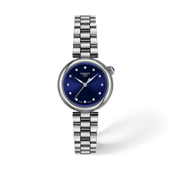 Tissot Desir 28 mm Damenuhr Blau mit Diamanten - T152.010.11.046.00