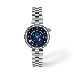 Tissot Desir 29.6 mm Damenuhr Blau mit Diamanten - T152.223.11.496.00