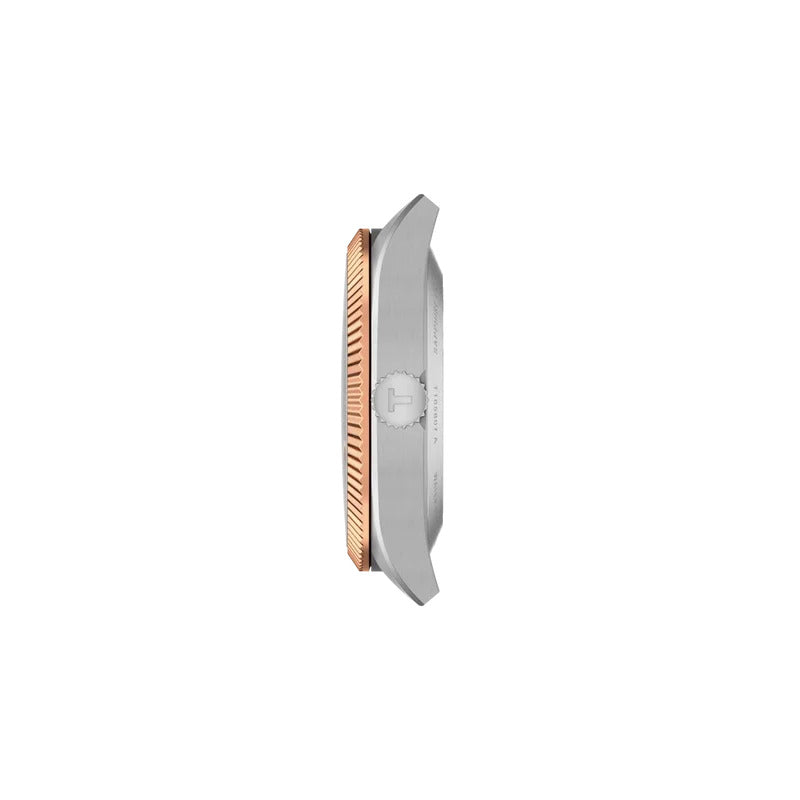 Tissot Gentleman Goldlünette Powermatic 80 Herrenuhr 38 mm Blau – T934.807.41.041.00