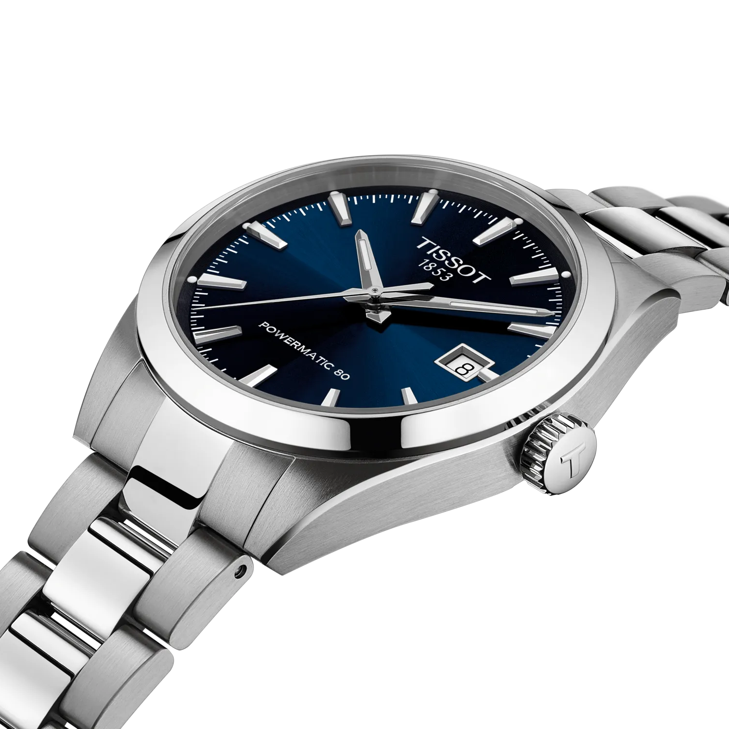 Tissot Gentleman Powermatic 80 Blau Automatik Herrenuhr