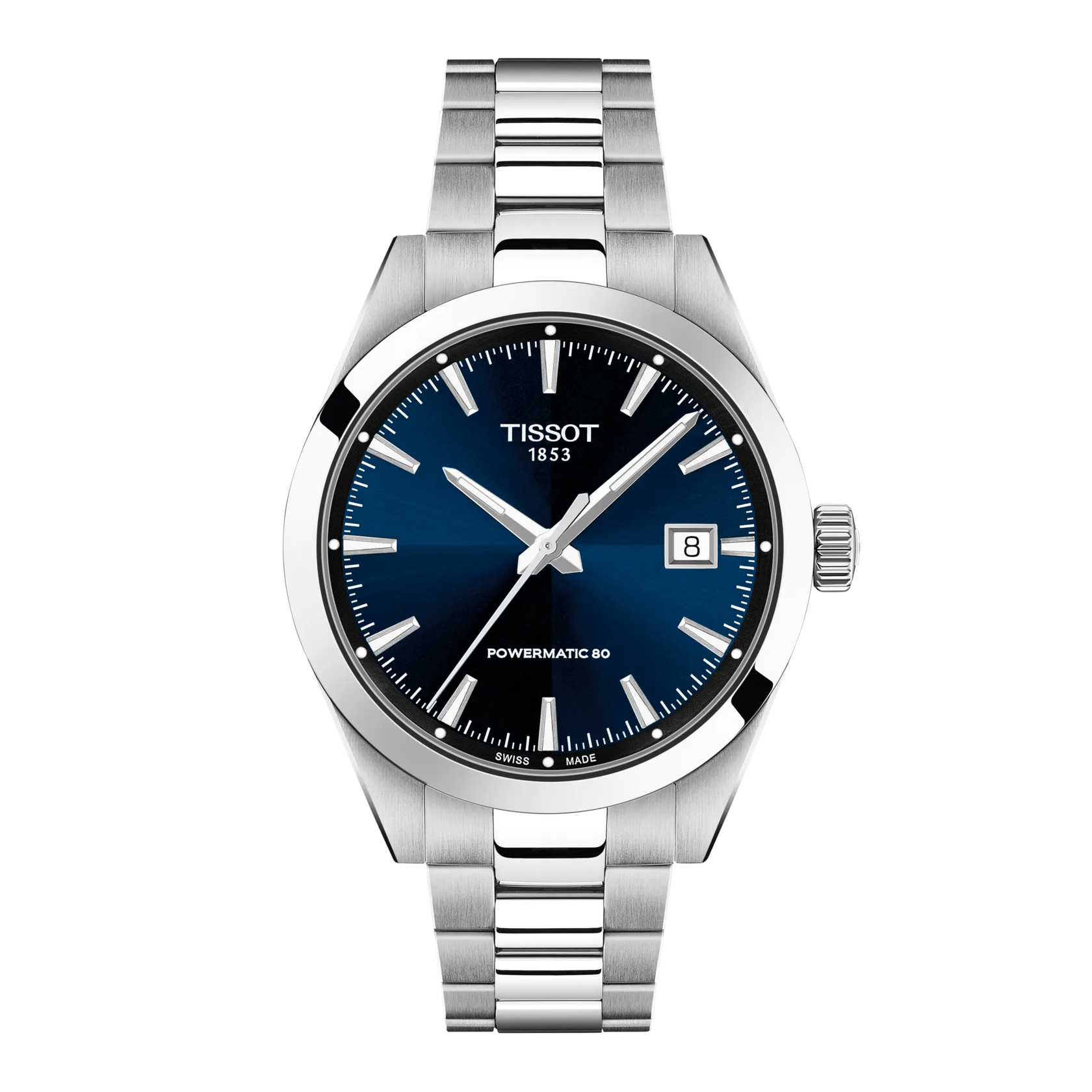 Tissot Gentleman Powermatic 80 Blau Automatik Herrenuhr