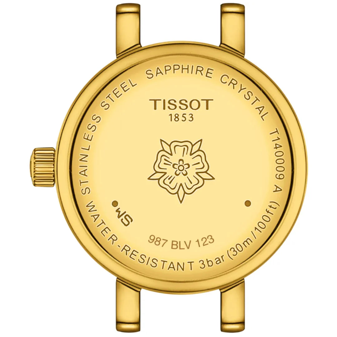 Tissot Lovely Round Goldig Damenuhr mit Diamanten T140.009.63.026.00