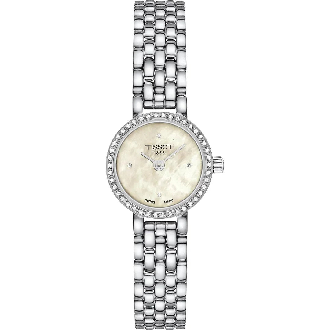 Tissot Lovely Round Silbrig Damenuhr mit Diamanten - T140.009.61.116.00