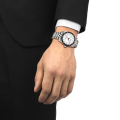 Tissot PR516 Powermatic 80 Weiss Herrenuhr - T149.407.11.031.00