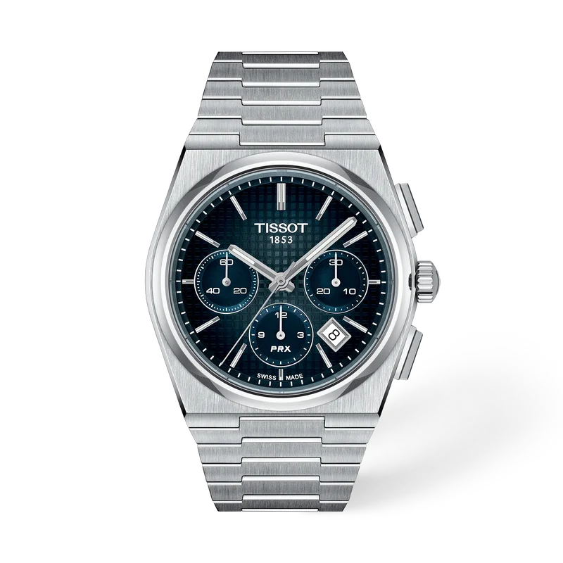 Tissot PRX Automatic Chronograph 42mm Herrenuhr Blau