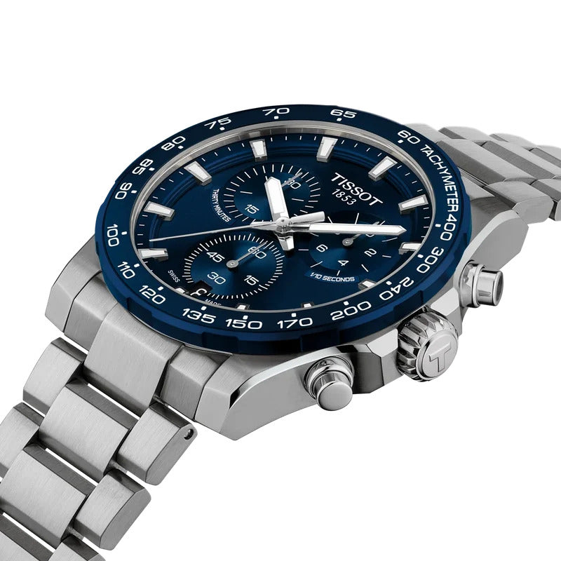Tissot Supersport Chrono 42 mm Herrenuhr Blau - T125.417.11.041.00