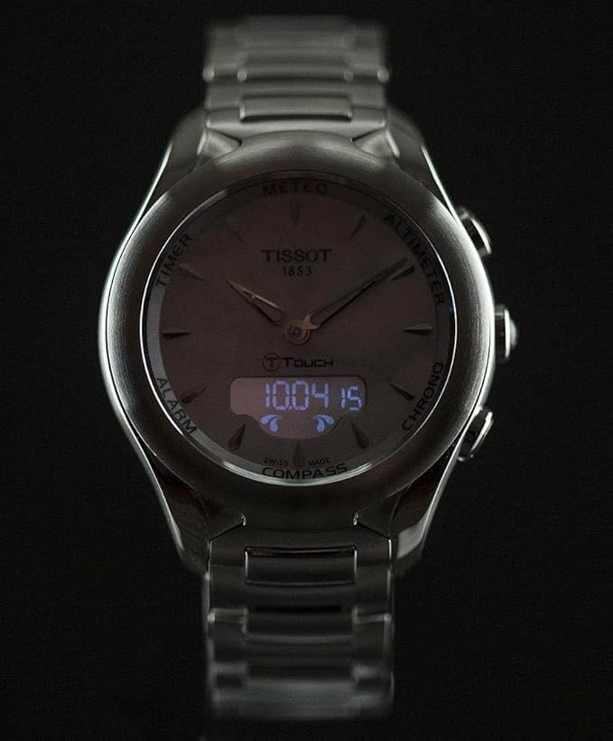 Tissot T-Touch Lady Solar Damen Edelstahl Uhr T075.220.11.101.00