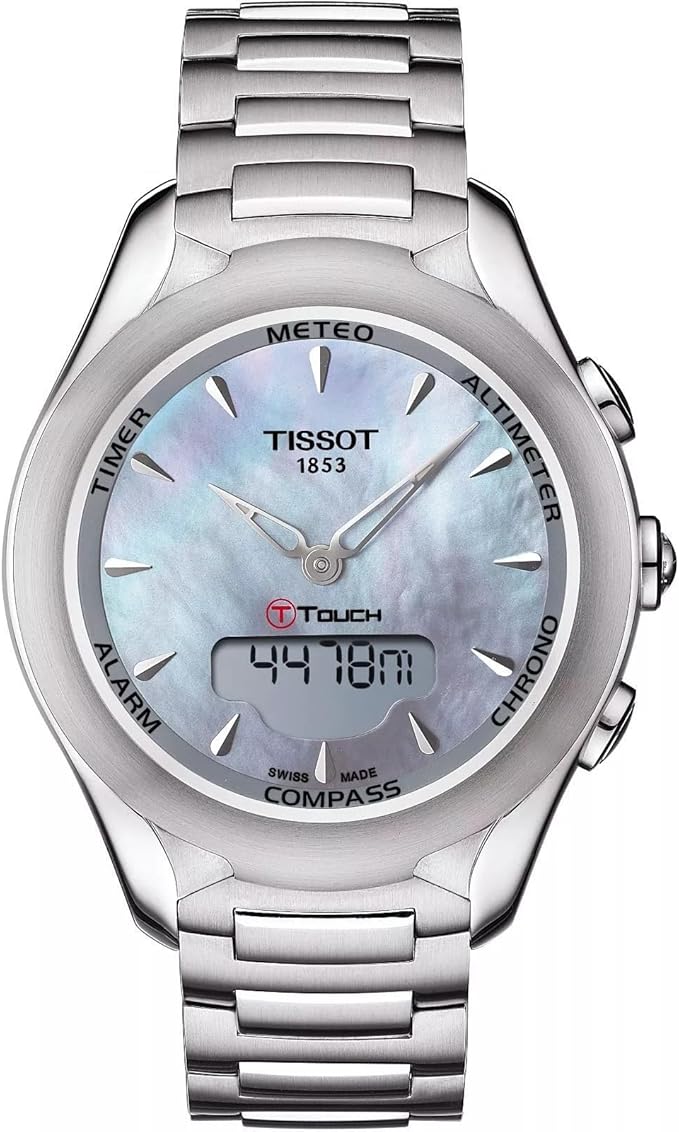 Tissot T-Touch Lady Solar Damen Edelstahl Uhr T075.220.11.101.00