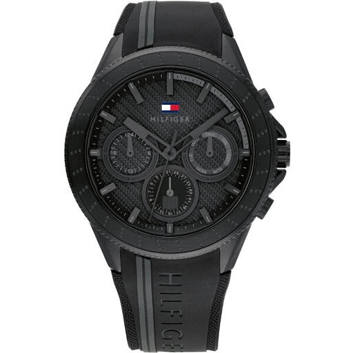 Tommy Hilfiger Aiden Day Date Schwarz Herrenuhr - 1791861