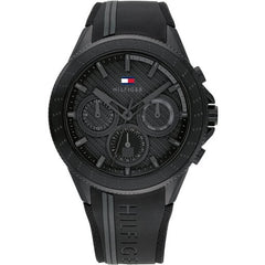 Tommy Hilfiger Aiden Day Date Schwarz Herrenuhr - 1791861