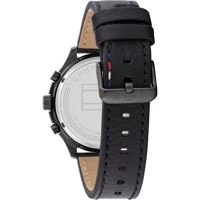 Tommy Hilfiger Asher Day Date Schwarz Herrenuhr - 1791854