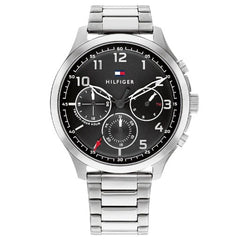 Tommy Hilfiger Asher Day Date Silbrig Herrenuhr - 1791852