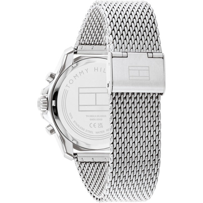 Tommy Hilfiger Jordan Chronograph Silbrig / Schwarz Herrenuhr - 1792092