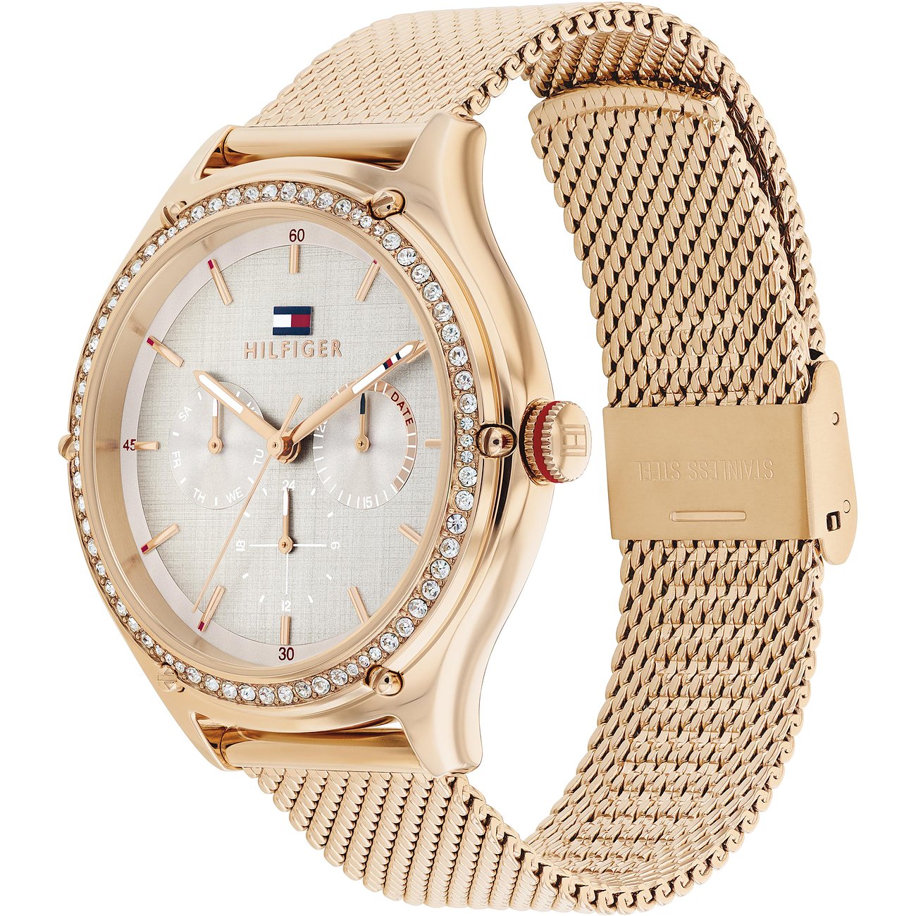 Tommy Hilfiger Lexi Day-Date Goldig Damenuhr - 1782653