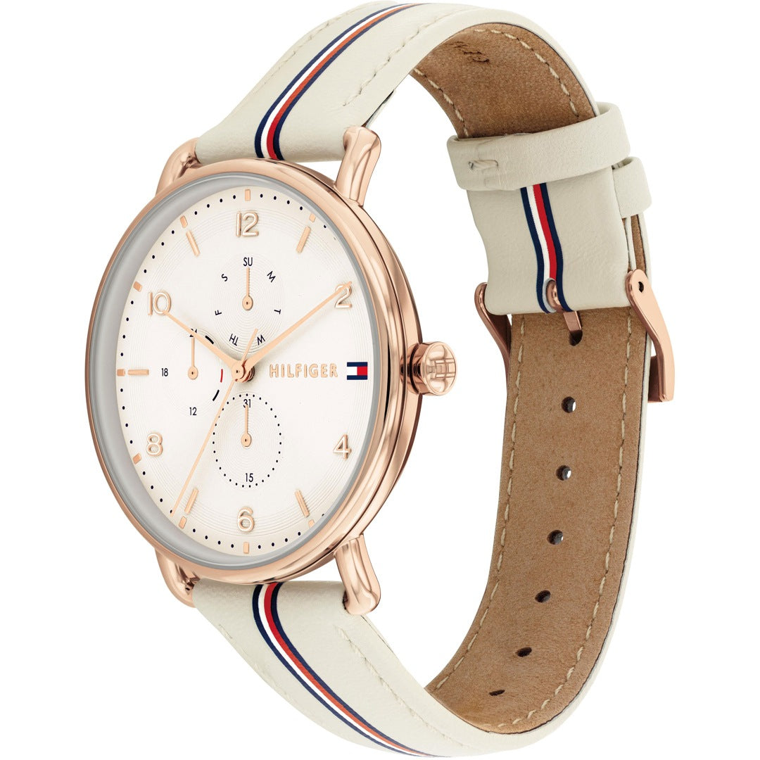 Tommy Hilfiger Lily Day-Date Beige Damenuhr - 1782659