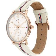 Tommy Hilfiger Lily Day-Date Beige Damenuhr - 1782659