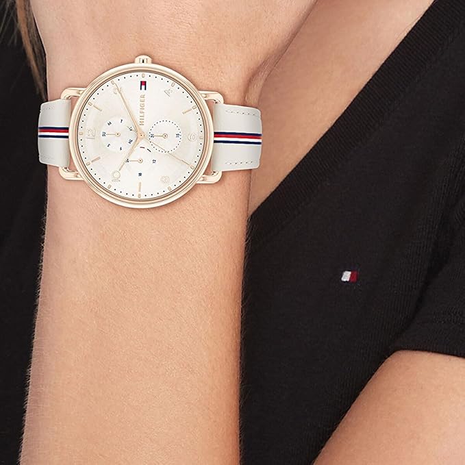 Tommy Hilfiger Lily Day-Date Beige Damenuhr - 1782659