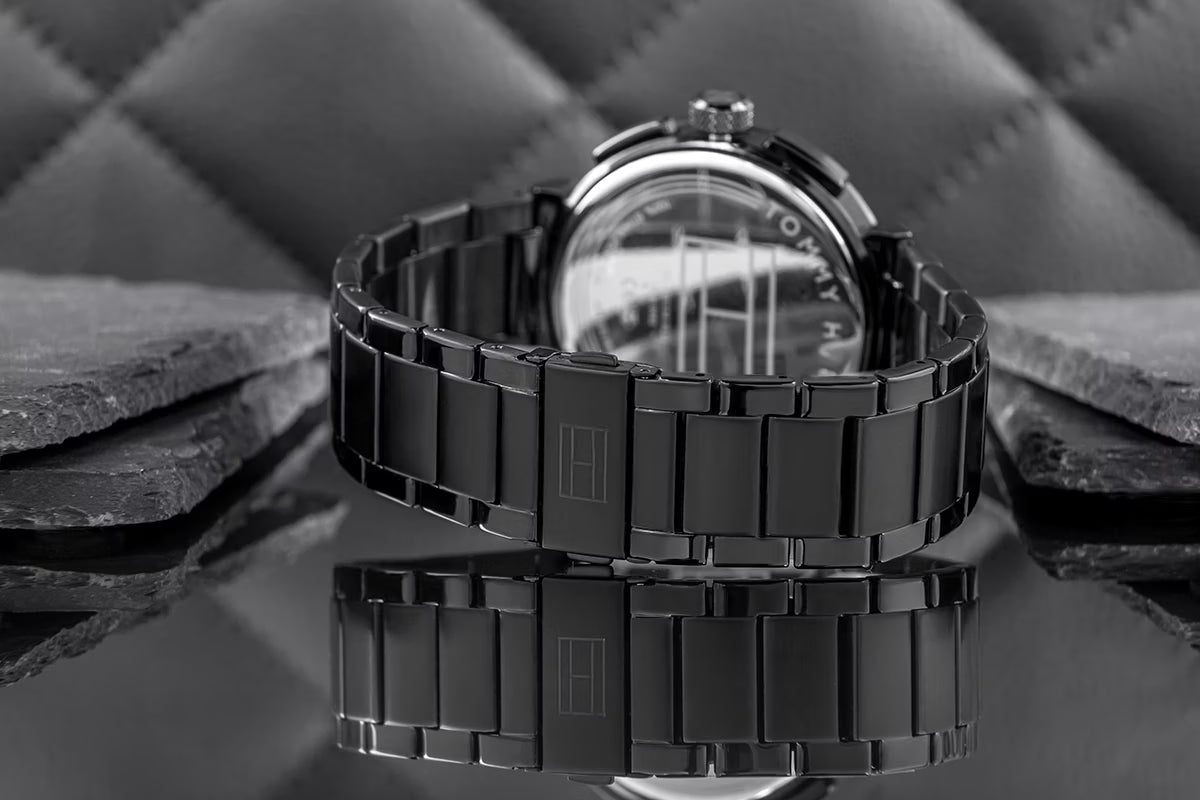 Tommy Hilfiger Lorenzo Day Date Schwarz Herrenuhr - 1792119