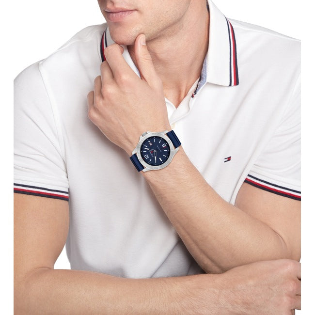 Tommy Hilfiger Ryan Blau Herrenuhr - 1791991