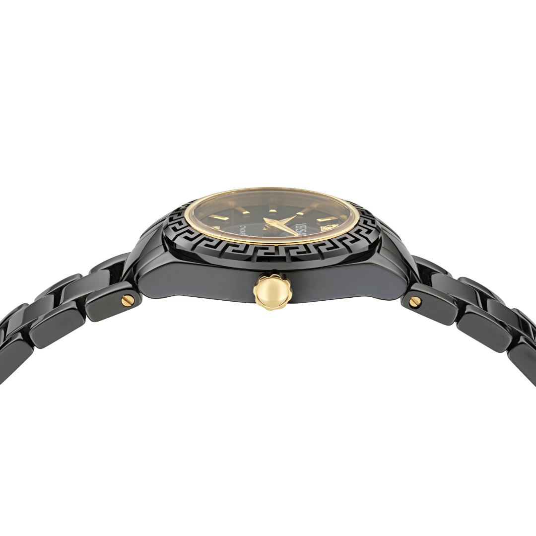 Versace DV One Mini 28 mm Damenuhr - Eleganz in Schwarz - VE9F00124