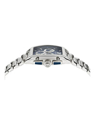 Versace Chronograph Herrenuhr mit blauem Zifferblatt - VE6H00423