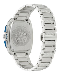 Versace Chronograph Herrenuhr mit blauem Zifferblatt - VE6H00423