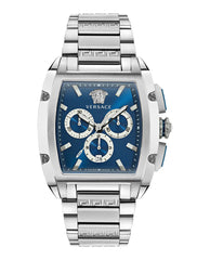 Versace Chronograph Herrenuhr mit blauem Zifferblatt - VE6H00423
