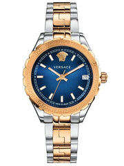 Versace Damen Uhr Gold Leder Elegant 