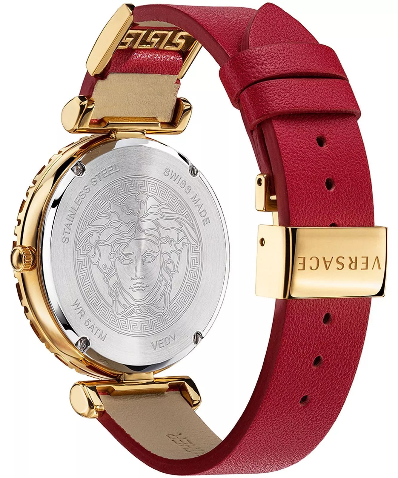Versace Palazzo Empire Greca Damenuhr Rot Leder - VEDV00319