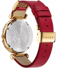 Versace Palazzo Empire Greca Damenuhr Rot Leder - VEDV00319