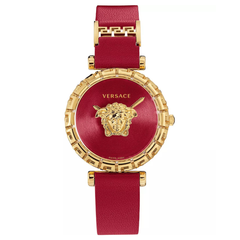 Versace Palazzo Empire Greca Damenuhr Rot Leder - VEDV00319